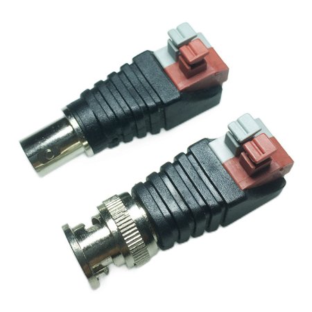 Spring Type BNC Video Balun Camera Plug Connector FT-BNC02